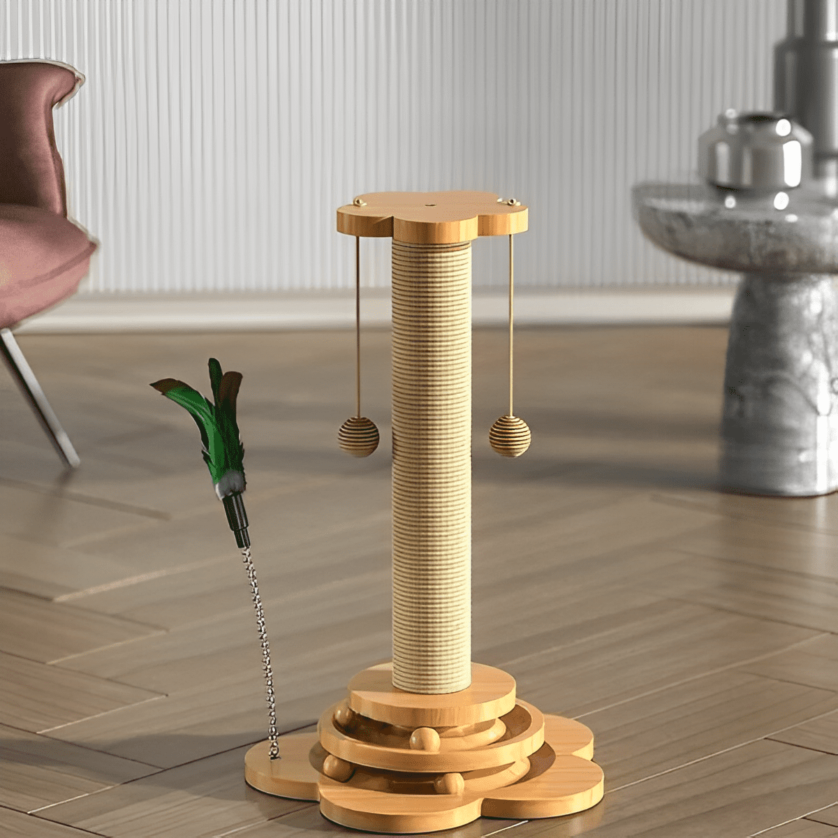 Arranhador Para Gatos 4 em 1 - Torre em Sisal