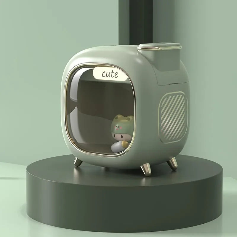 Umidificador Portátil Dupla Névoa com Luz Noturna