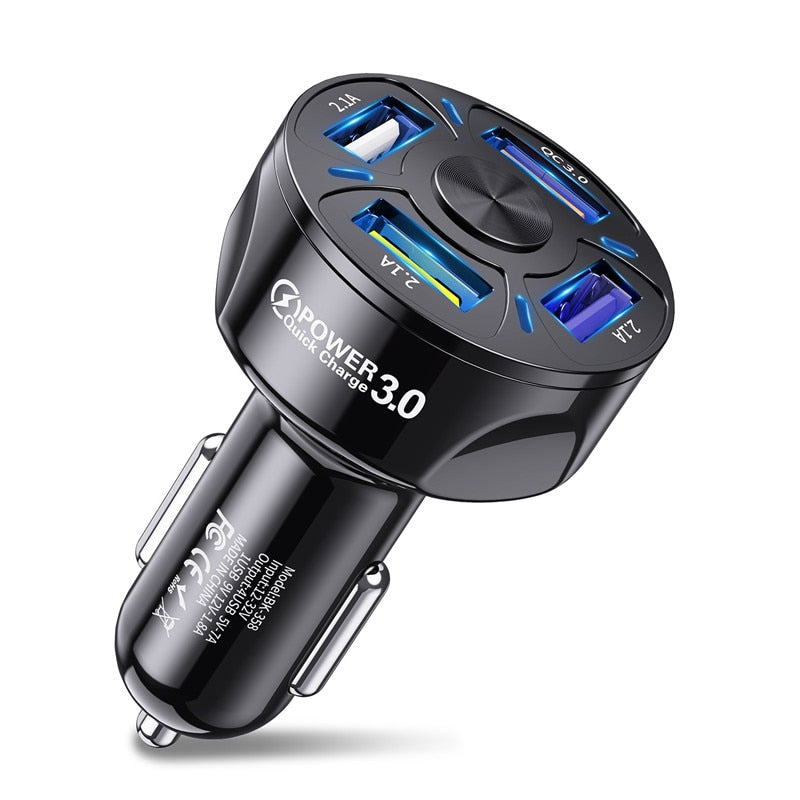 Adaptador Veicular para Carregamento Rápido