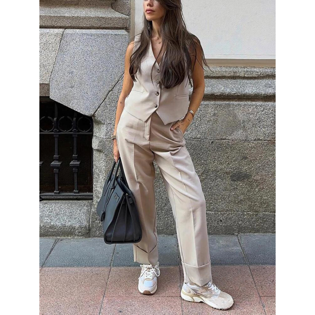 Conjunto Feminino Fernanda Linen