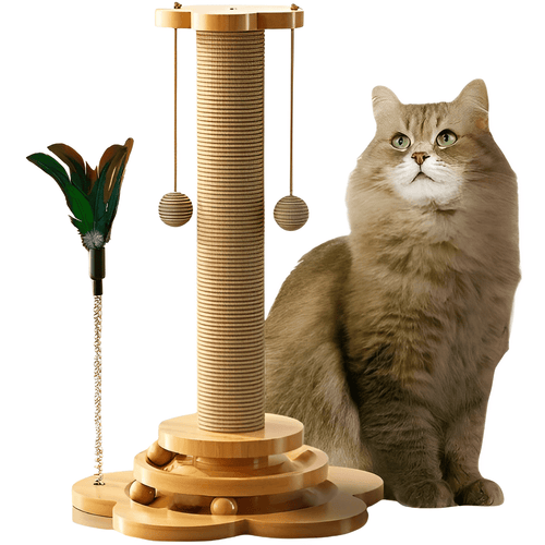 Arranhador Para Gatos 4 em 1 - Torre em Sisal