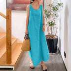 Vestido largo vintage para mujer