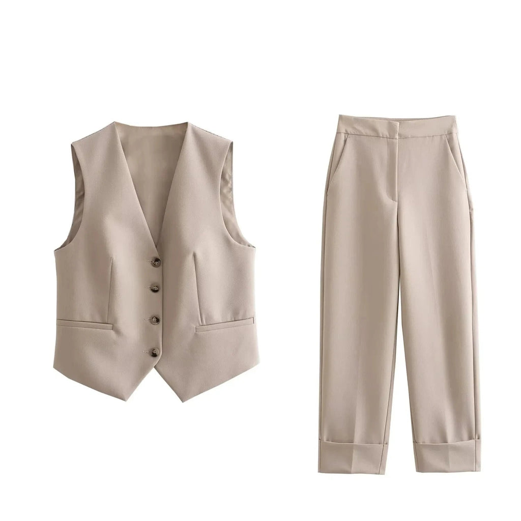 Conjunto Feminino Fernanda Linen