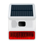 Sistema de Alarme Solar Wifi Segurança Doméstica Luz e Sirene