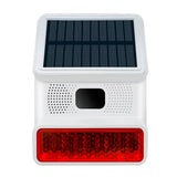 Sistema de Alarme Solar Wifi Segurança Doméstica Luz e Sirene