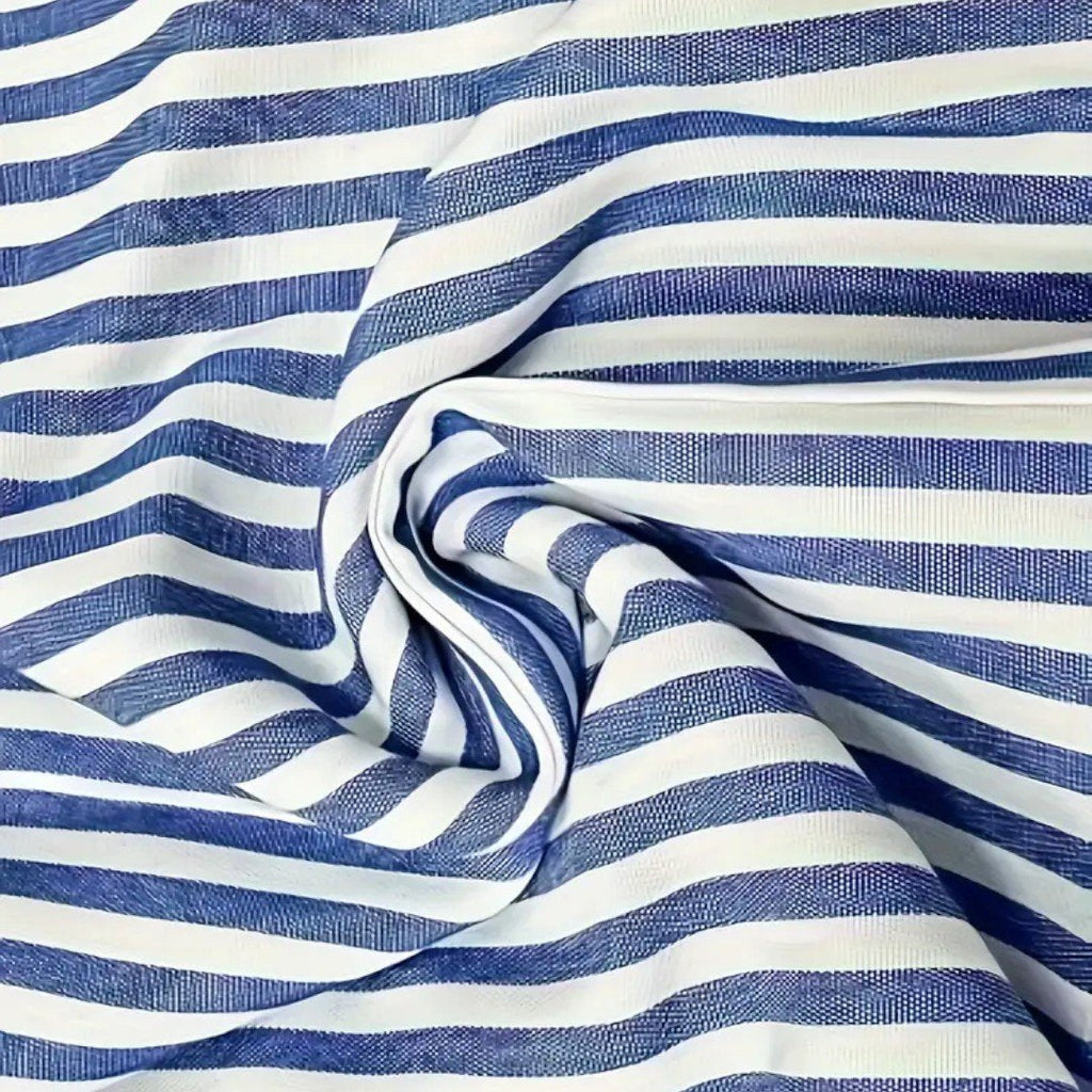 Vestido sin mangas a rayas para mujer