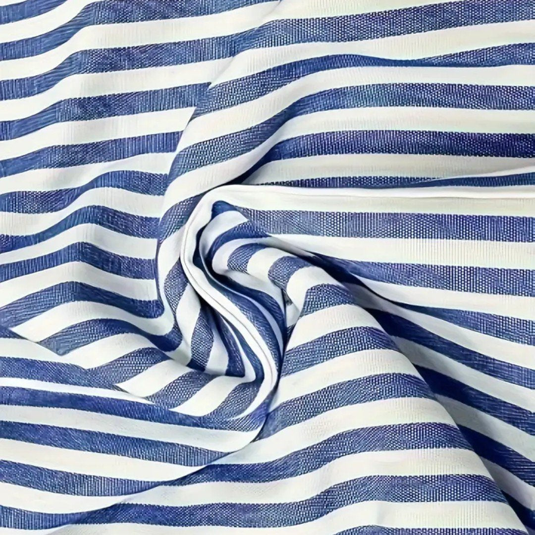 Vestido sin mangas a rayas para mujer