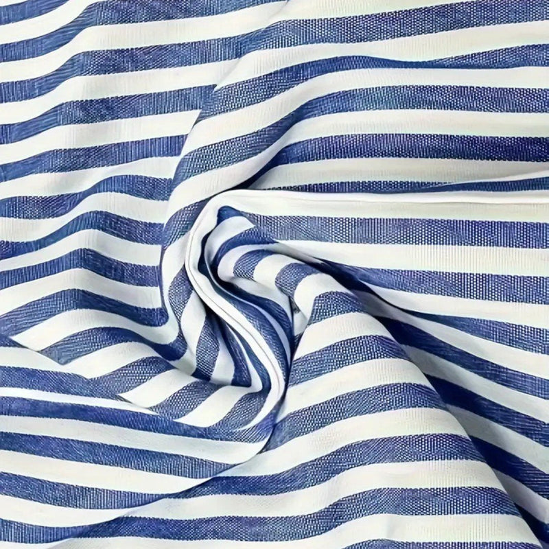 Vestido sin mangas a rayas para mujer