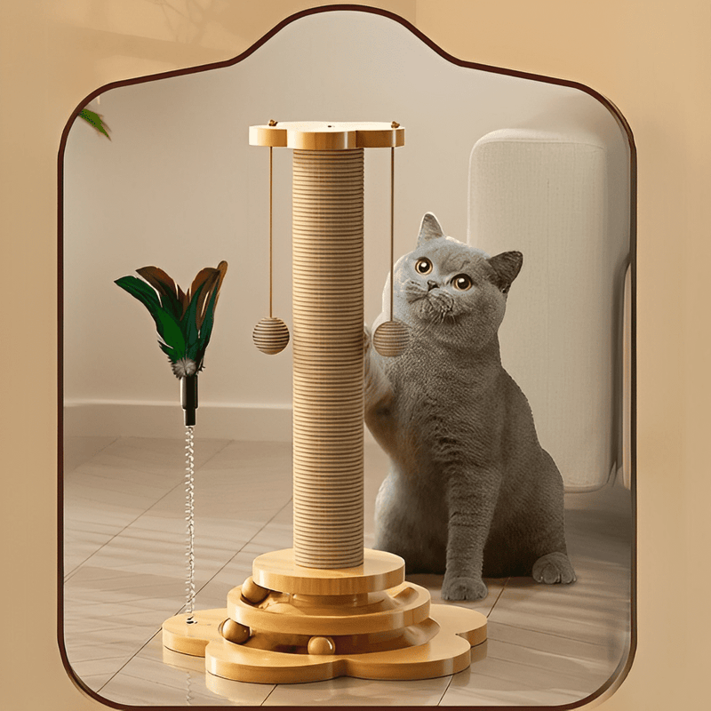 Arranhador Para Gatos 4 em 1 - Torre em Sisal
